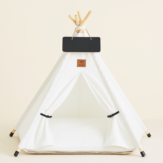 Tente Teepee pour Chiens et Chats — Pliable, Confortable