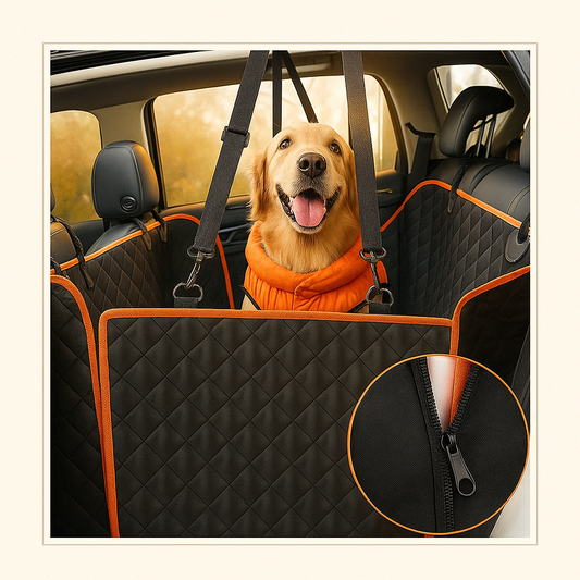 Housse de siège auto imperméable et anti-rayures pour chien