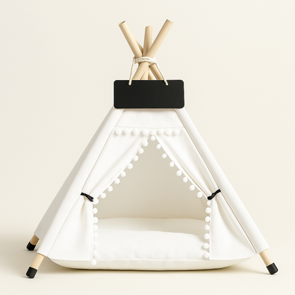 Tente Teepee pour Chats et Chiens Portable