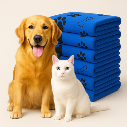 Serviette Microfibre pour Chiens et Chats