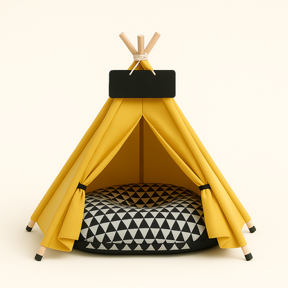 Tente Teepee Portable pour Chats et Chiens